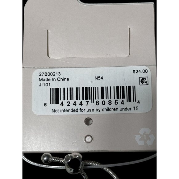 Youre Invited Adjustable Silver Bracelet Sparkling Beads Multi-Strand Design - Picture 4 of 4